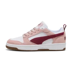 PUMA - SNEAKERS DA DONNA BIANCA, ROSA E BORDEAUX REBOUND V6 LOW SD, 402262-08