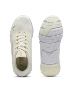 PUMA - SNEAKERS DA DONNA BIANCA E ORO FLEXFOCUS LITE MODERN WOVEN, 311481-16