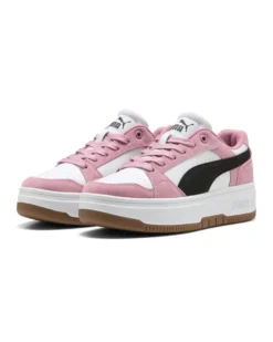 PUMA - SNEAKERS DA DONNA ROSA NERA E BIANCA REBOUND FEMME LOW SD, 402593-02