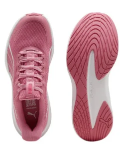 PUMA - SNEAKERS DASHER LITE SLIPTECH GS ROSA SCURO E BIANCA  DA DONNA, 313325-04
