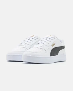 PUMA - Sneakers da uomo bianca e nera con dettagli oro - CAVEN 2.0