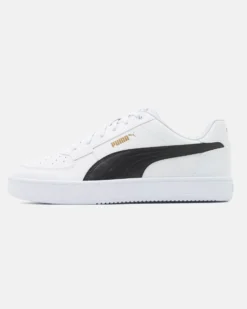 PUMA - Sneakers da uomo bianca e nera con dettagli oro - CAVEN 2.0
