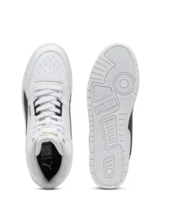 PUMA - SNEAKERS DA UOMO BIANCA, NERA E GOLD SHUFFLE DOWNTOWN MID  , 402598-01