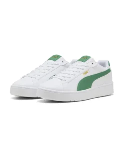 PUMA SNEAKERS DA UOMO COURT CLASSICO  BIANCA E VERDE - 400284-02
