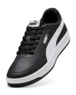 PUMA - SNEAKERS DA UOMO COURT CLASSIC CLEAN  NERA E BIANCA, 402223-14