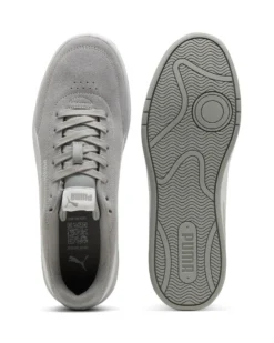 PUMA - SNEAKERS DA UOMO GRIGIA E BIANCA COURT CLASSIC CLEAN SD, 402680-02