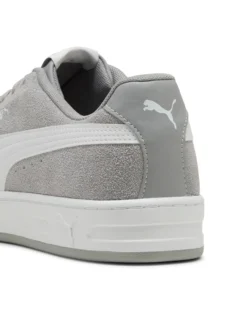 PUMA - SNEAKERS DA UOMO GRIGIA E BIANCA COURT CLASSIC CLEAN SD, 402680-02