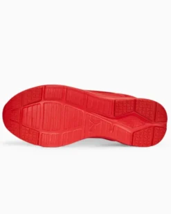 PUMA - Sneakers da uomo rossa in mesh traspirante con soletta in memory foam - WIRED RUN PURE