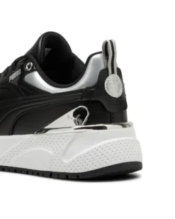 PUMA - SNEAKERS DONNA R78 DISRUPT METALLIC DREAM, NERA, BIANCA E GRIGIO METALLIZZATO - 397803-02
