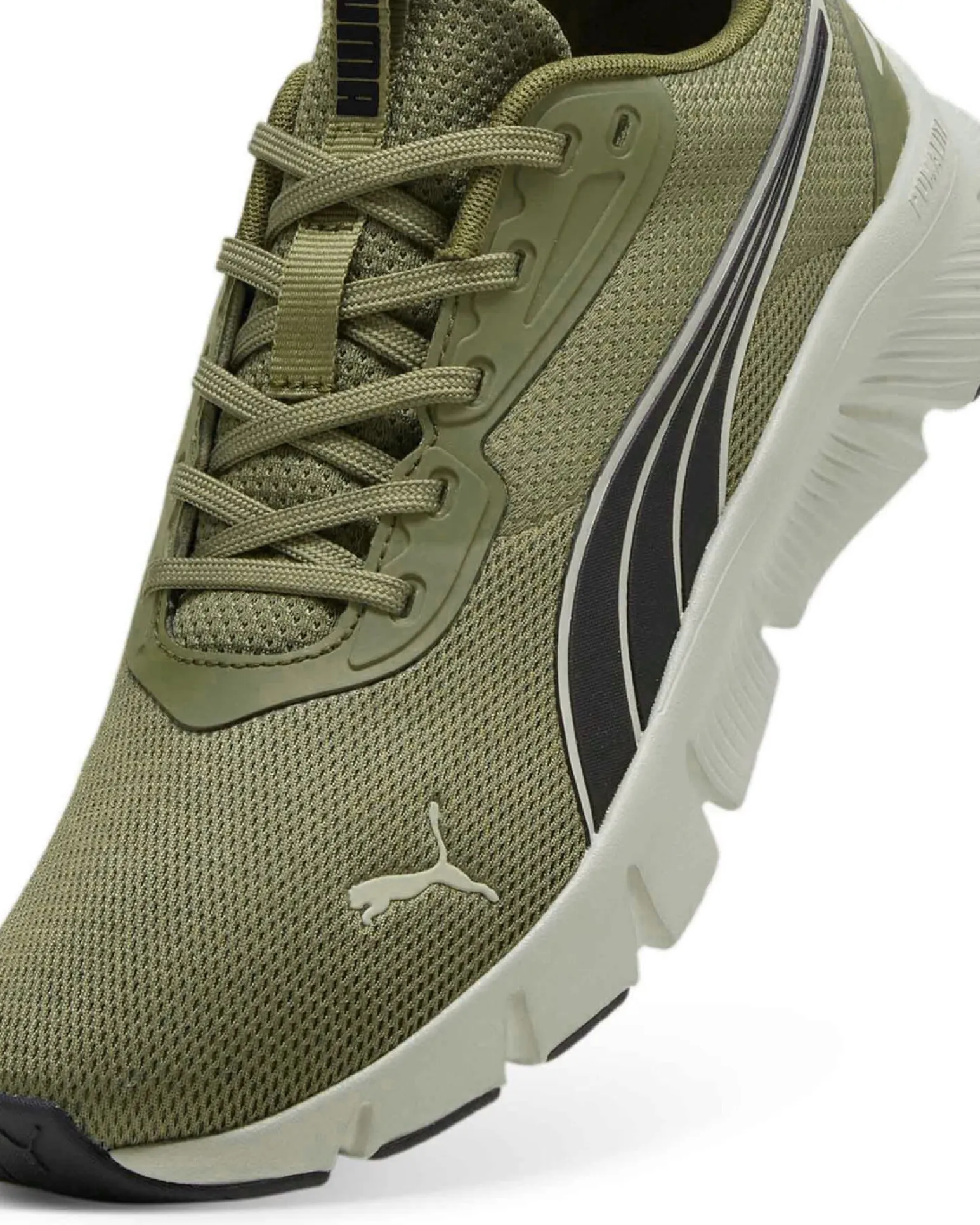 PUMA - SNEAKERS FLEXFOCUS LITE MODERN VERDE CON DETTAGLI NERI E GRIGI DA UOMO, 310093-06