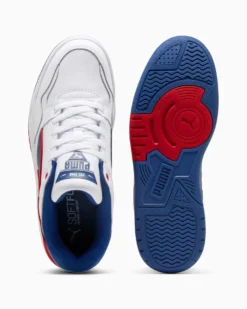 PUMA - SNEAKERS JUNIOR BIANCA BLU E ROSSA REBOUND RETRO GS  DAL 36 AL 39, 401564-03