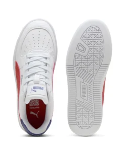 PUMA - SNEAKERS JUNIOR BIANCHE, ROSSE E BLU CAVEN 2.0 GS DAL 36 AL 39, 393837-45