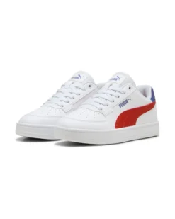 PUMA - SNEAKERS JUNIOR BIANCHE, ROSSE E BLU CAVEN 2.0 GS DAL 36 AL 39, 393837-45