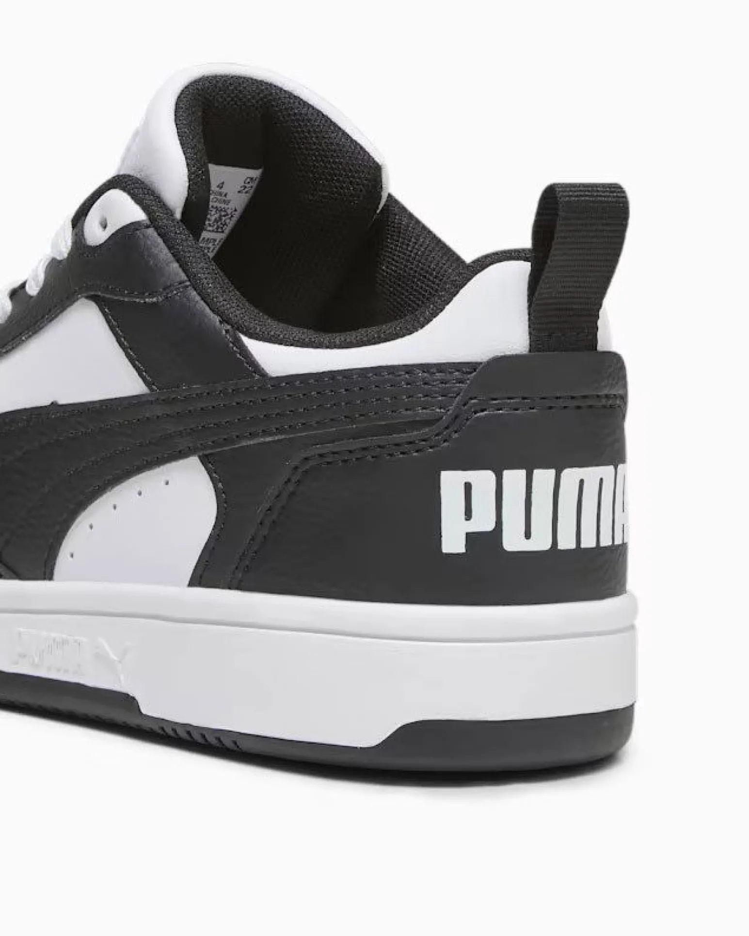 PUMA - SNEAKERS JUNIORREBOUND V6 LO GS BIANCHE CON DETTAGLI NERI DAL 36 AL 39, 393833-01