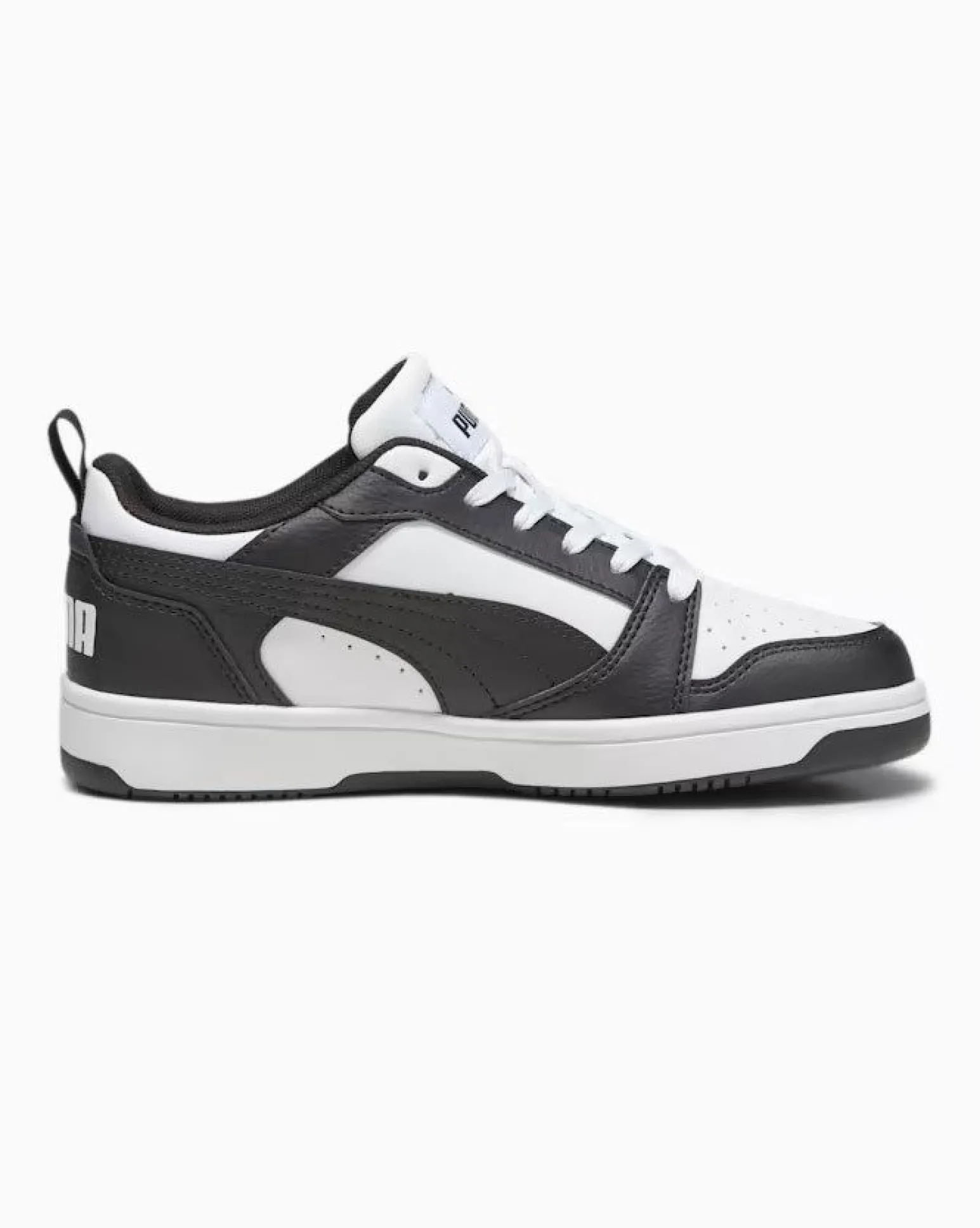 PUMA - SNEAKERS JUNIORREBOUND V6 LO GS BIANCHE CON DETTAGLI NERI DAL 36 AL 39, 393833-01