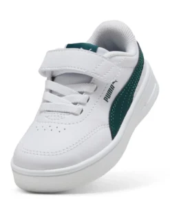 PUMA - SNEAKERS KIDS BIANCA E VERDE COURT CLASSIC CLEAN TD DAL 20 AL 27,  403752-04