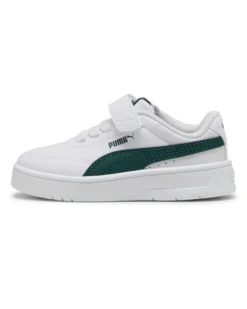 PUMA - SNEAKERS KIDS BIANCA E VERDE COURT CLASSIC CLEAN TD DAL 20 AL 27,  403752-04
