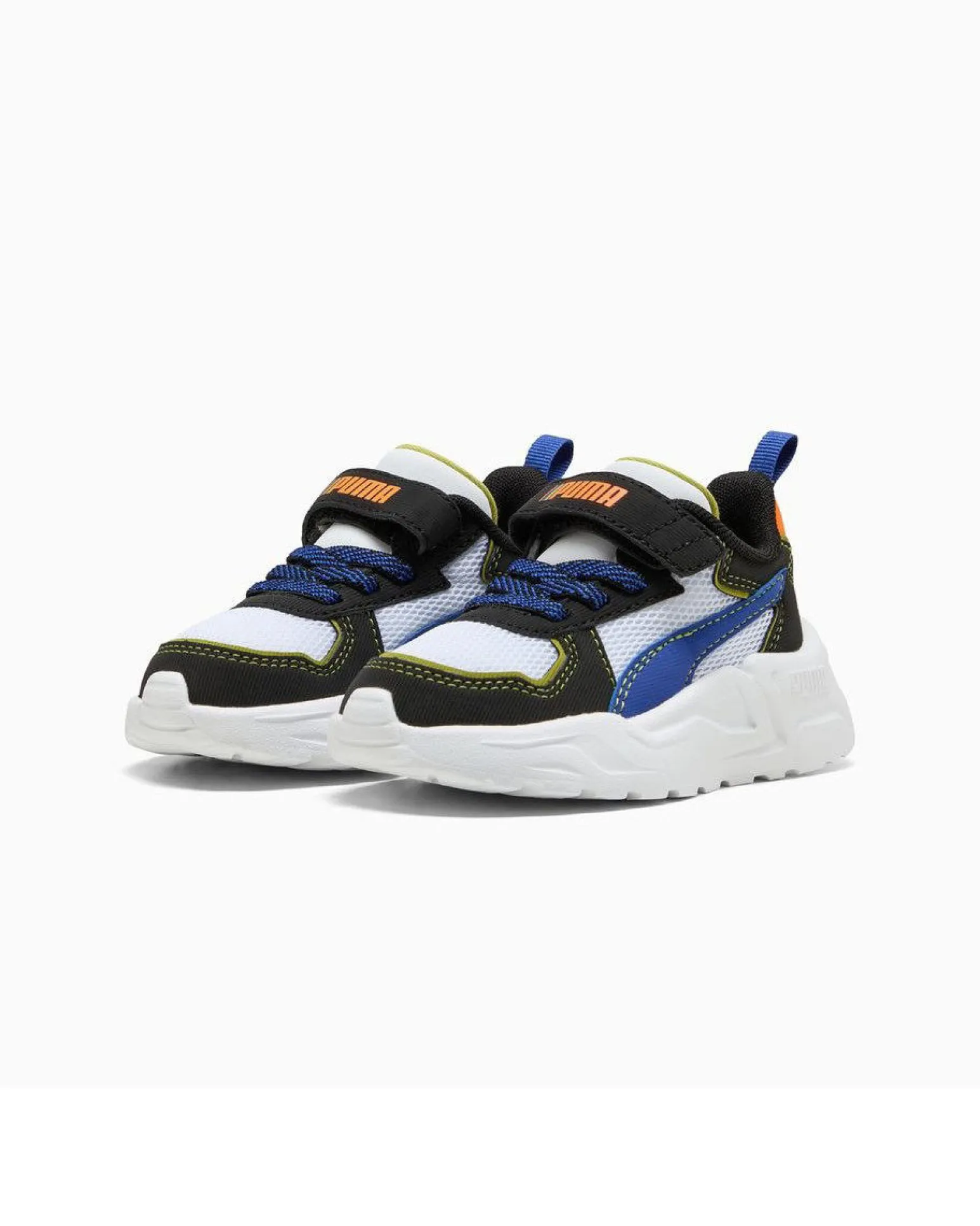 PUMA - SNEAKERS KIDS BIANCHE, NERE, BLU, VERDI E ARANCIONI TRINITY LITE STARBLITZ AC+TD DAL 20 AL 27, 400664-02