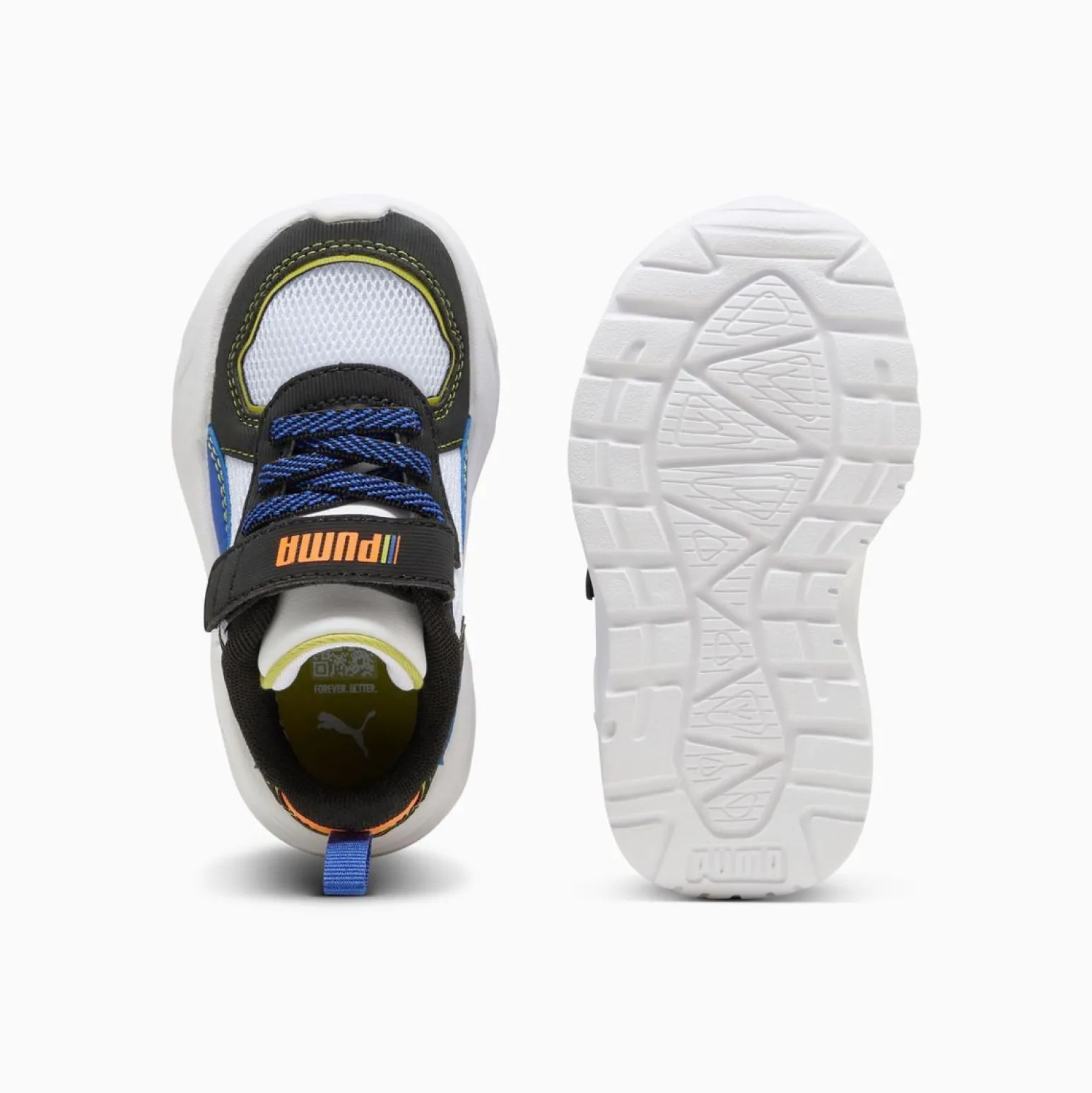 PUMA - SNEAKERS KIDS BIANCHE, NERE, BLU, VERDI E ARANCIONI TRINITY LITE STARBLITZ AC+TD DAL 20 AL 27, 400664-02