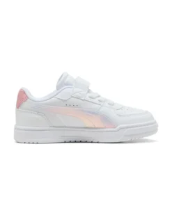 PUMA -  SNEAKERS KIDS CAVEN III HOLO 2.0 PS BIANCA CON DETTAGLI ROSA DAL 28 AL 35,  406894-01