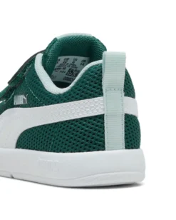 PUMA - SNEAKERS KIDS COURTFLEX V3 MESH TD  BIANCA E VERDE DAL 20 AL 23, 398086-18