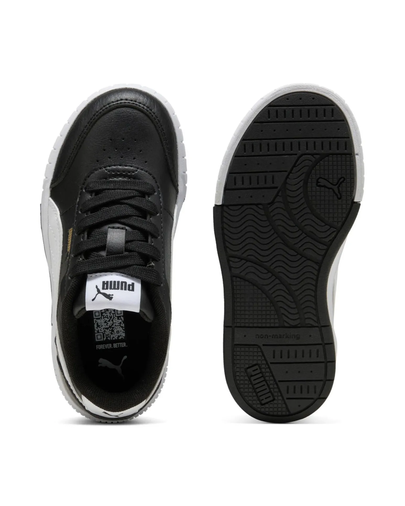 PUMA - SNEAKERS KIDS NERA E BIANCA CARINA MIA PS DAL 28 AL 35, 403747-01