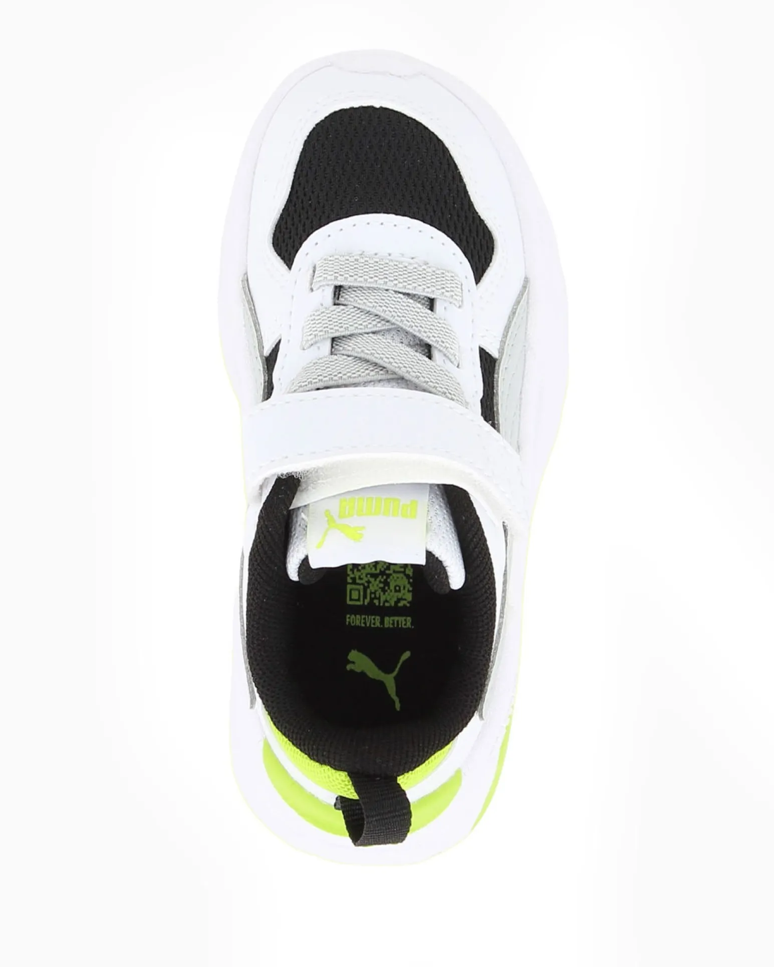PUMA - SNEAKERS KIDS TRINITY 2 LT PS BIANCA, NERA, GRIGIA E LIME DAL 28 AL 35, 403704-13