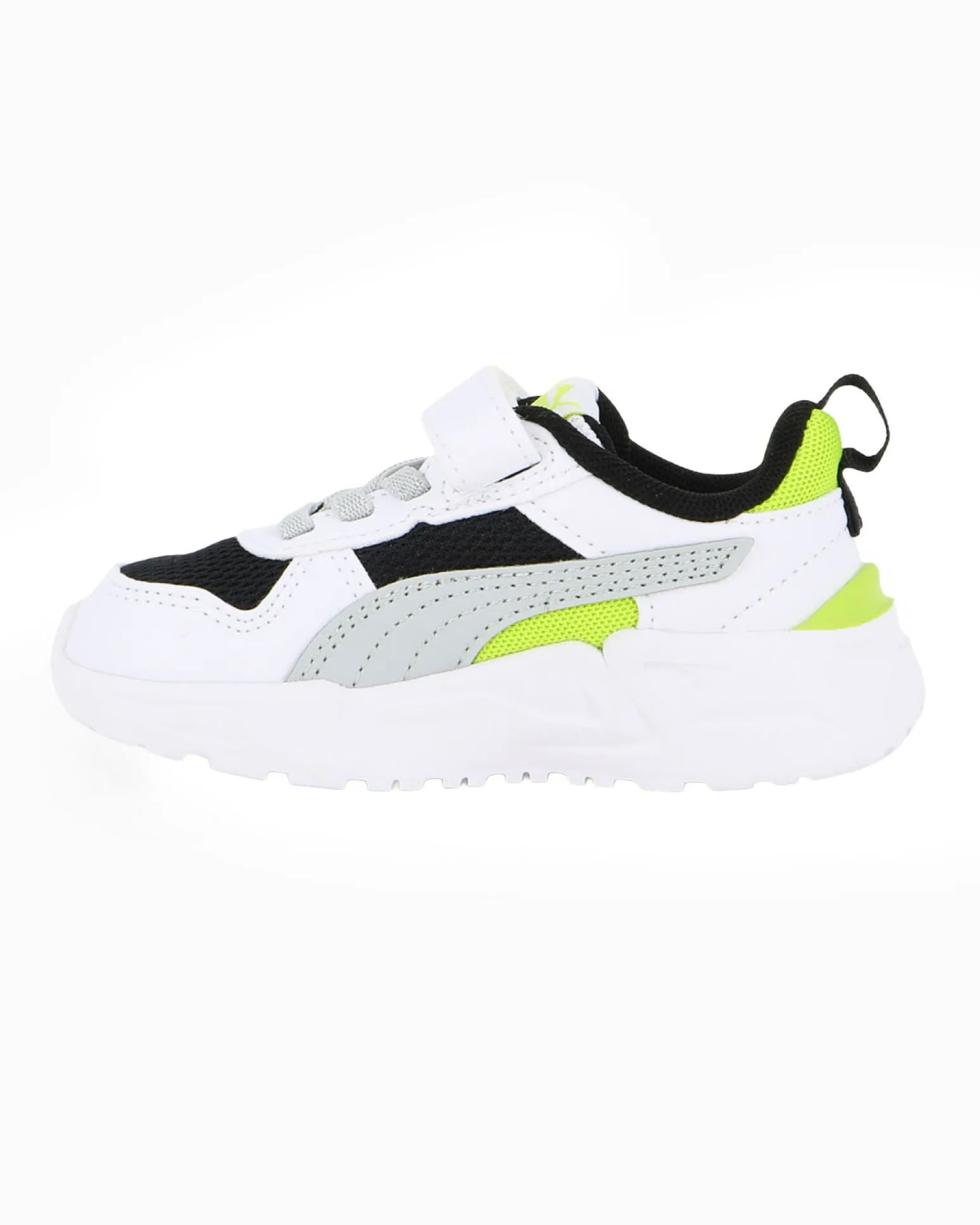 PUMA - SNEAKERS KIDS TRINITY 2 LT PS BIANCA, NERA, GRIGIA E LIME DAL 28 AL 35, 403704-13