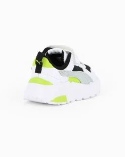 PUMA - SNEAKERS KIDS TRINITY 2 LT PS BIANCA, NERA, GRIGIA E LIME DAL 28 AL 35, 403704-13