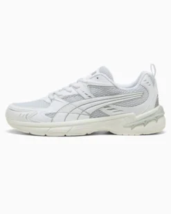 PUMA - SNEAKERS MILENIO TECH 2000 2TONE BIANCHE CON DETTAGLI SILVER E GRIGI DA UOMO, 404914-02
