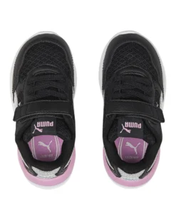 PUMA - Sneakers nera e rosa con logo metallizzato e strappo, numerata 20/27 - X RAY SPEED LITE MERMAID AC INF