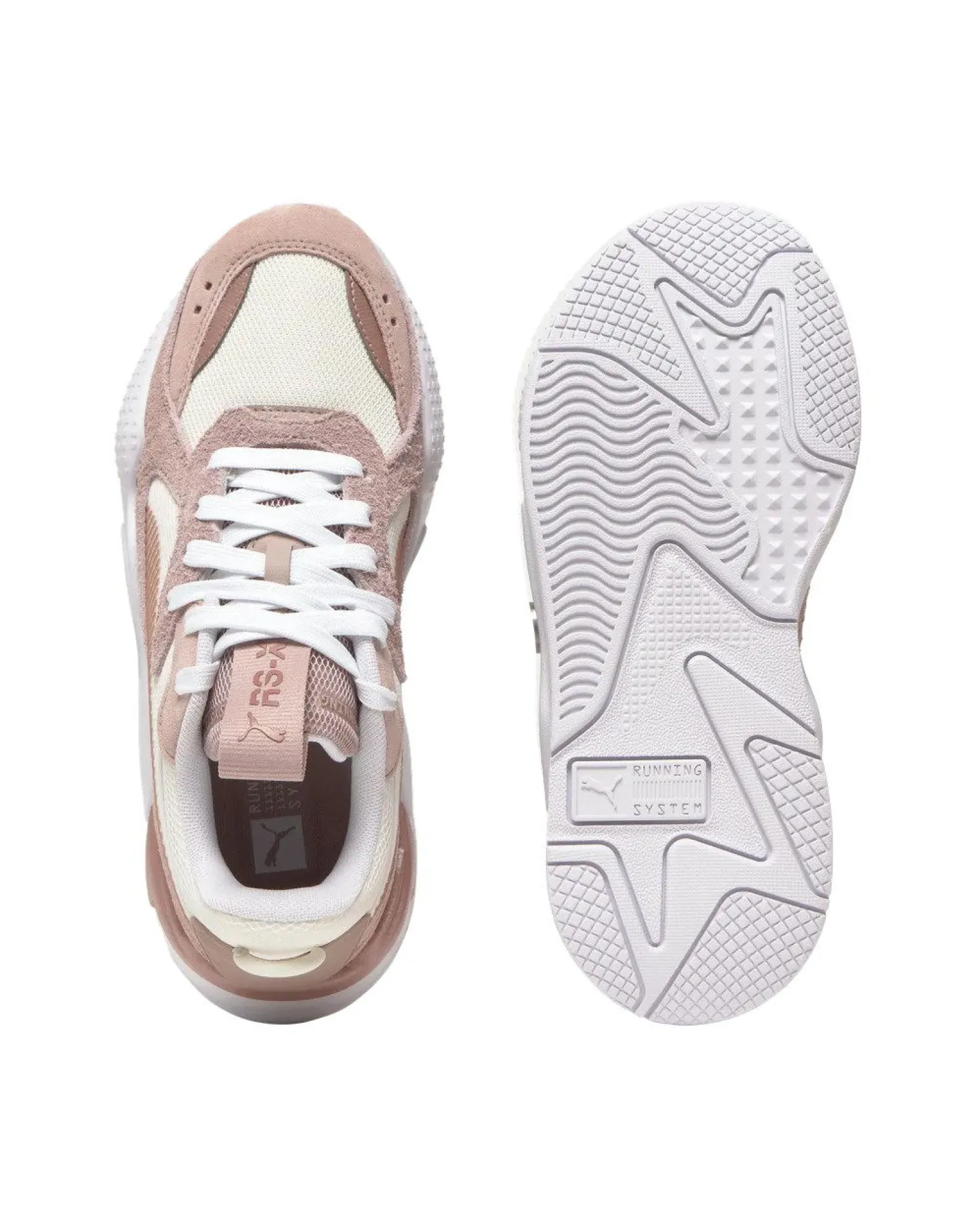 PUMA - SNEAKERS RS-X HERITAGE BIANCA, BEIGE E ROSE GOLD DA DONNA, 398210-24