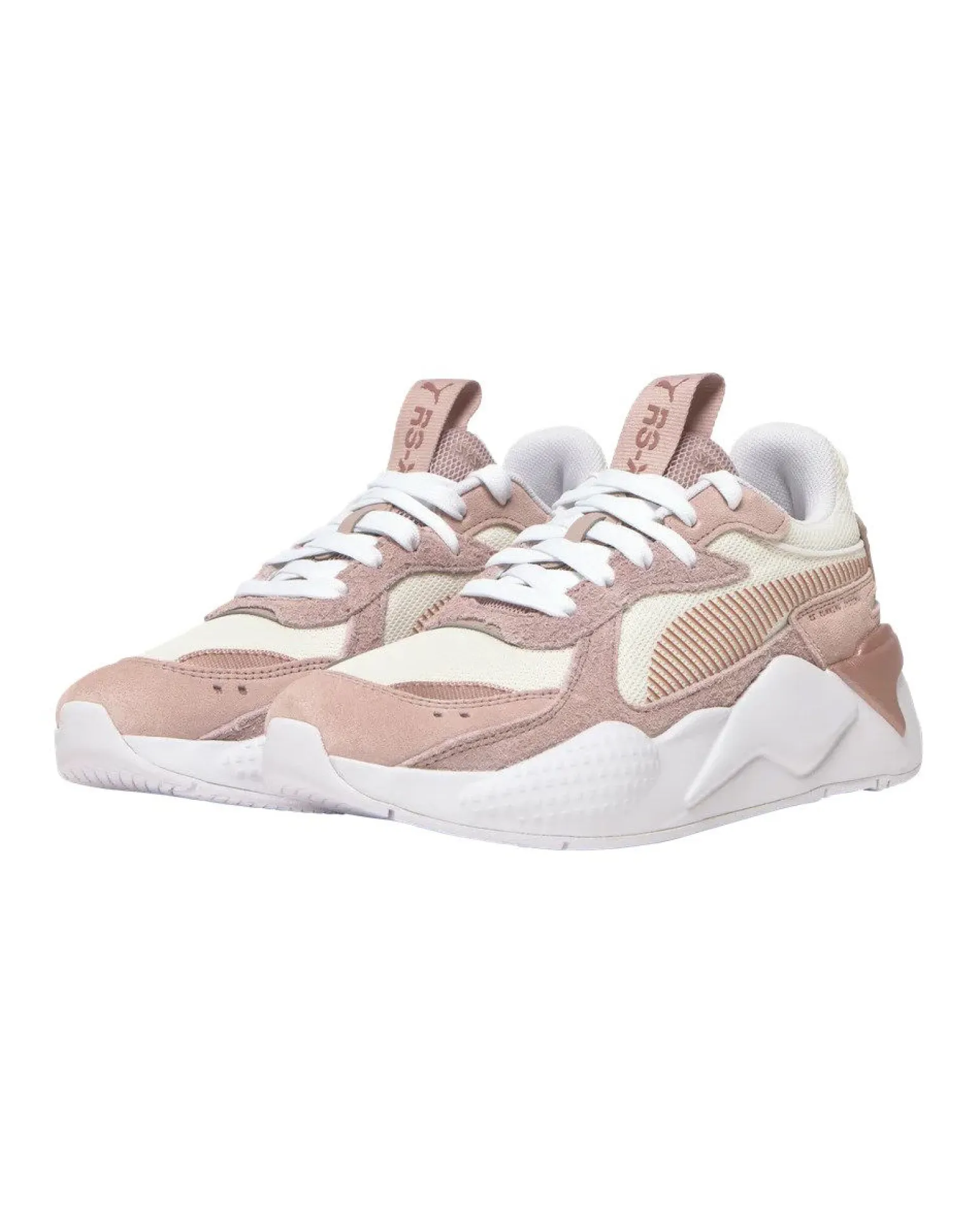 PUMA - SNEAKERS RS-X HERITAGE BIANCA, BEIGE E ROSE GOLD DA DONNA, 398210-24