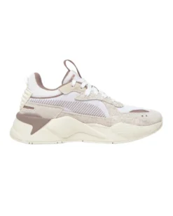 PUMA - SNEAKERS RS-X HERITAGE BIANCA, BEIGE E MARRONE DA DONNA, 398210-22
