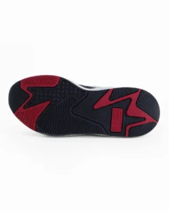 PUMA - SNEAKERS RS-X HERITAGE  BIANCA, ROSSA, GRIGIA E CELESTE DA UOMO, 398210-17