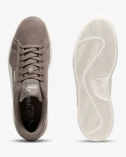PUMA - SNEAKERS SMASH 3.0 MARRONI E BIANCHE  DA UOMO , 390984-32