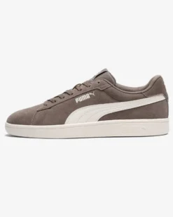 PUMA - SNEAKERS SMASH 3.0 MARRONI E BIANCHE  DA UOMO , 390984-32