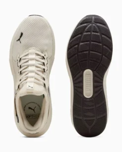 PUMA - SNEAKERS SOFTRIDE ENZO 5 SLIP TECH BEIGE E DETTAGLI MARRONI DA UOMO, 312581-04