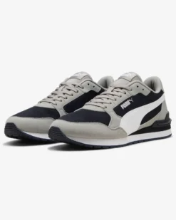 PUMA - SNEAKERS ST ST RUNNER V4 MESH -GRIGIA CON DETTAGLI  BIANCHI E NERI DA UOMO, 399666-16