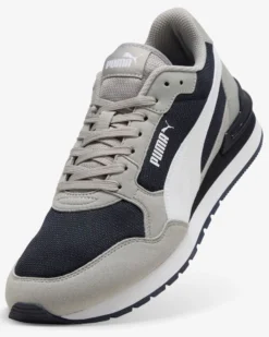 PUMA - SNEAKERS ST ST RUNNER V4 MESH -GRIGIA CON DETTAGLI  BIANCHI E NERI DA UOMO, 399666-16