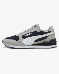 PUMA - SNEAKERS ST ST RUNNER V4 MESH -GRIGIA CON DETTAGLI  BIANCHI E NERI DA UOMO, 399666-16