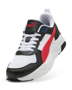 PUMA - SNEAKERS  TRINITY 2 LT BIANCHE, NERE E ROSSE DA UOMO, 400231-24