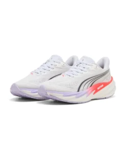 PUMA - SNEAKERS VELOCITY NITRO 5 BIANCHE, LILLA, NERE E ROSSE DA DONNA, 312945-05