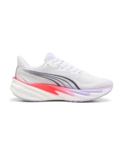PUMA - SNEAKERS VELOCITY NITRO 5 BIANCHE, LILLA, NERE E ROSSE DA DONNA, 312945-05