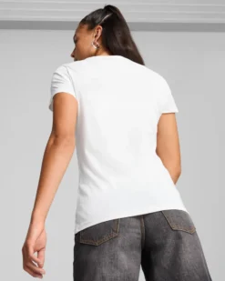 PUMA - T-SHIRT BIANCA ESSENTIAL SMALL N. 1 DA DONNA, 682372-02
