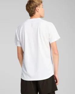 PUMA - T-SHIRT BIANCA RUN VELOCITY TEE (POLY) DA UOMO - 526600-02