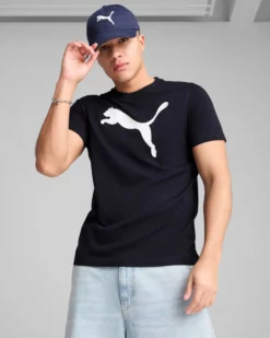 PUMA - T-SHIRT  BLU ESSENTIALS TEE DA UOMO, 682536-16