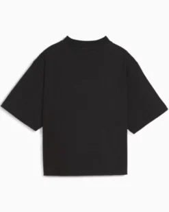 PUMA - T-SHIRT CLASSIC RIBBED RELAXED MOCK DA DONNA - 624263-01