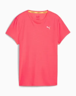 PUMA - T-SHIRT DA DONNA RUN FAVORITES VELOCITY ROSA FLUO - 525061-16
