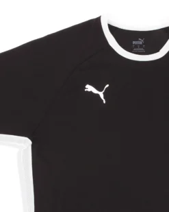 PUMA - T shirt da padel uomo nera in tessuto traspirante